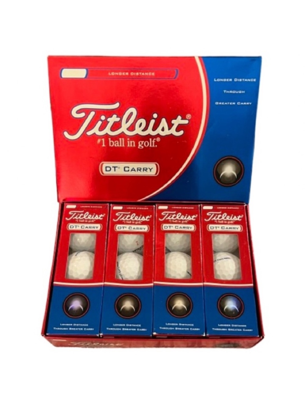 🆕- Titleist DT Carry Golf Balls-One Dozen. New in box.